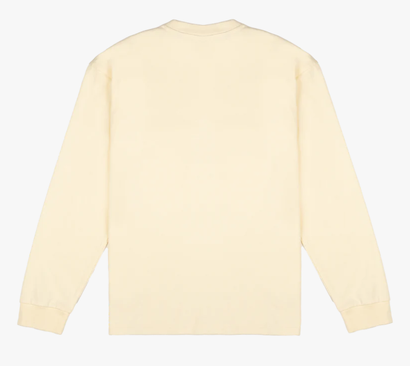 Alden Heavyweight Taupe Gray Long Sleeve Pocket T-Shirt