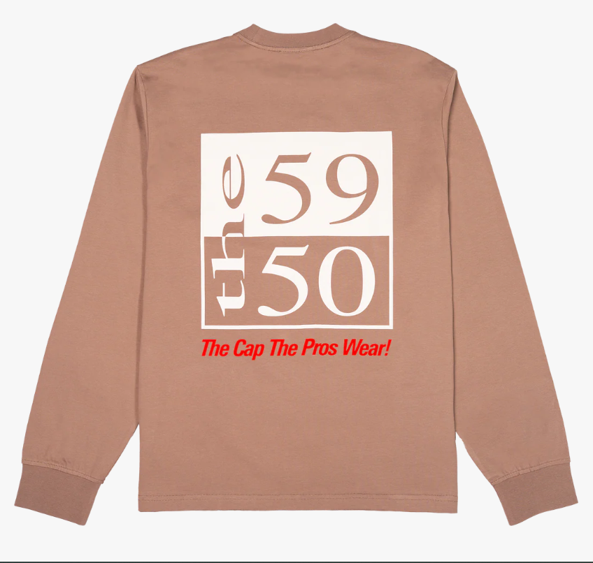 59FIFTY Archivist Taupe Gray Long Sleeve T-Shirt