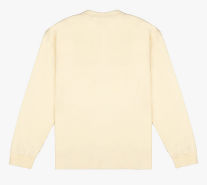 Alden Heavyweight Taupe Gray Long Sleeve Pocket T-Shirt