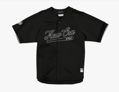 Batter's Eye Raglan Baseball Black Jersey