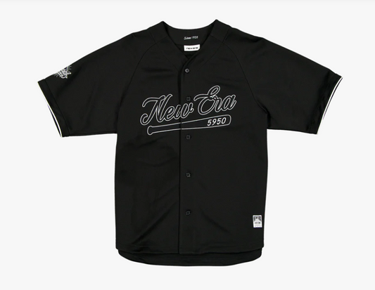 Batter's Eye Raglan Baseball Black Jersey