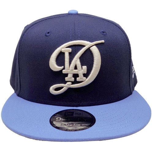 LA Dodgers New Era 2025 Evergreen 9Fifty Snapback - Navy, Light Blue, Cream