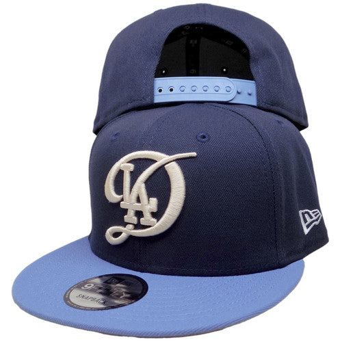 LA Dodgers New Era 2025 Evergreen 9Fifty Snapback - Navy, Light Blue, Cream