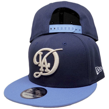 LA Dodgers New Era 2025 Evergreen 9Fifty Snapback - Navy, Light Blue, Cream