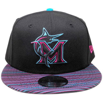 Miami Marlins New Era 2025 City Connect 9Fifty Snapback - Black, Teal, Pink