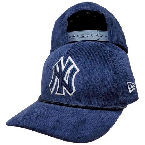 New York Yankees NE Corduroy 9Forty M-Crown AF Snapback - Navy, White, Gray