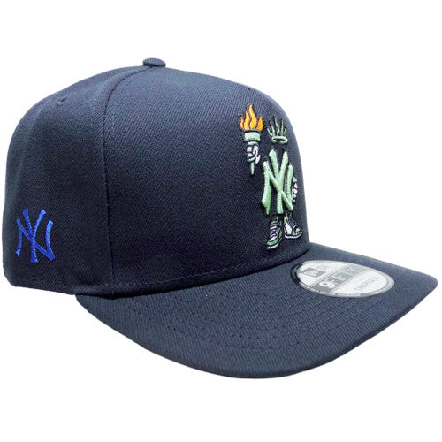 New York Yankees New Era Cartoon Edition 9Fifty Snapback - Navy, Green, Orange