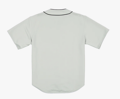 Piping Full-Zip Baseball Navy Jersey