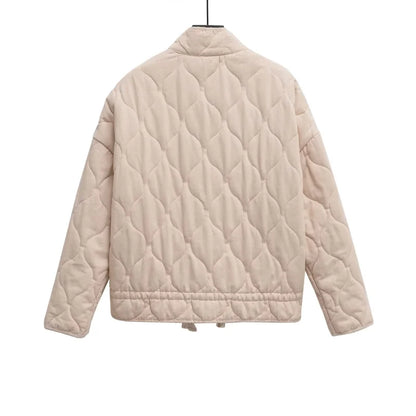 Women's Jacket Winter Vintage Loose Pockets Cotton Padded Coat