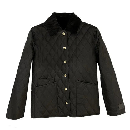 Diamond Quilted Puffer Coat