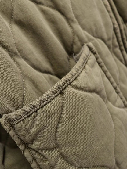 Women's Jacket Winter Vintage Loose Pockets Cotton Padded Coat